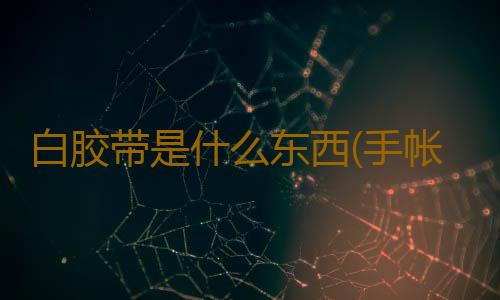 白胶带是什么东西(手帐胶带不简单，这么多材质，你都知道了吗？)