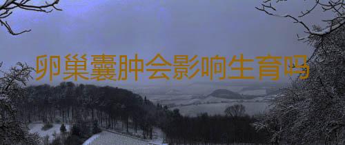 卵巢囊肿会影响生育吗